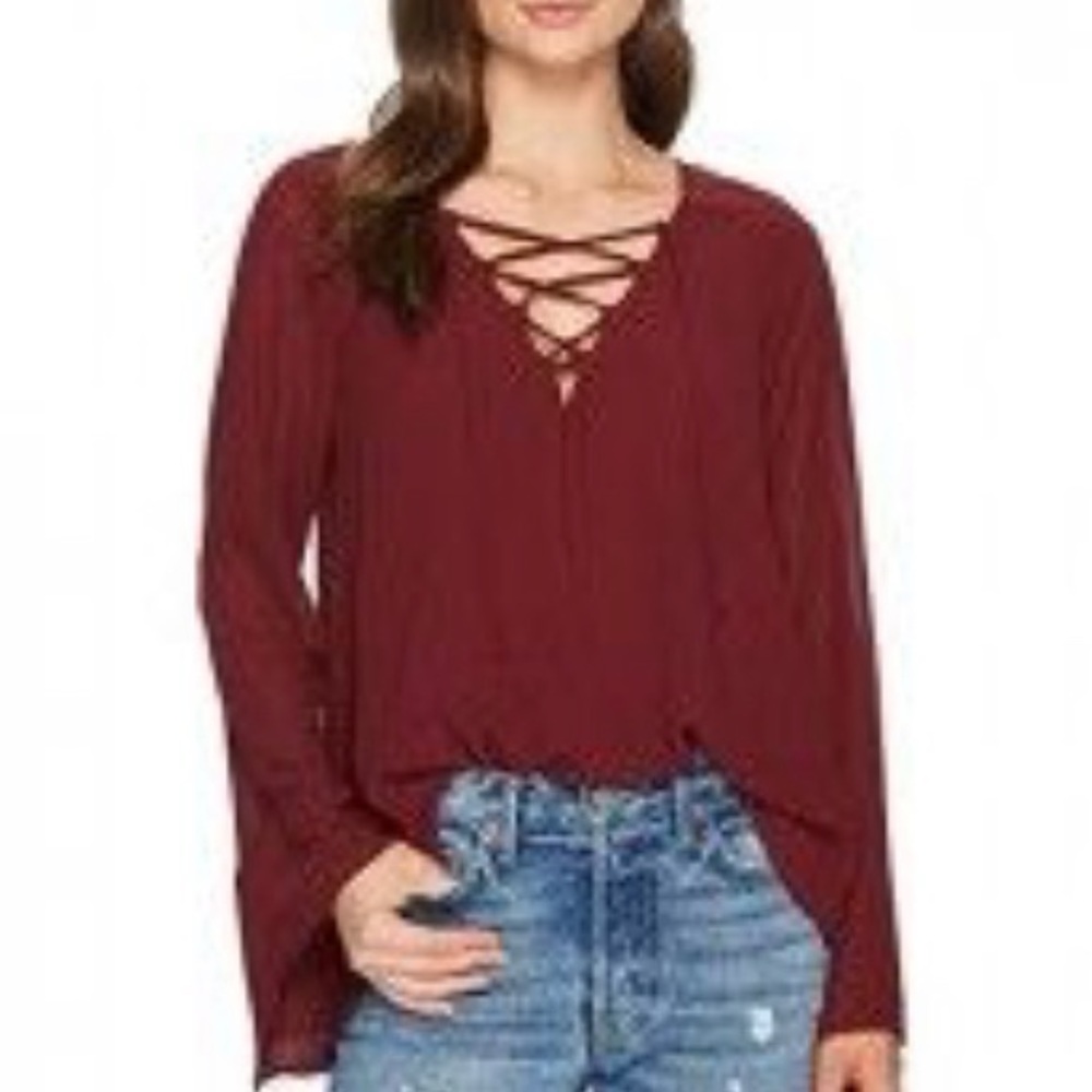 Show me your mumu maroon Zuko top